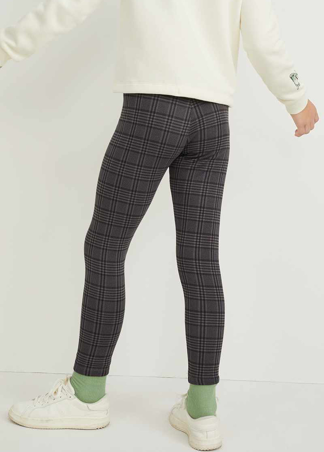 Темно-серые демисезонные леггинсы C&A