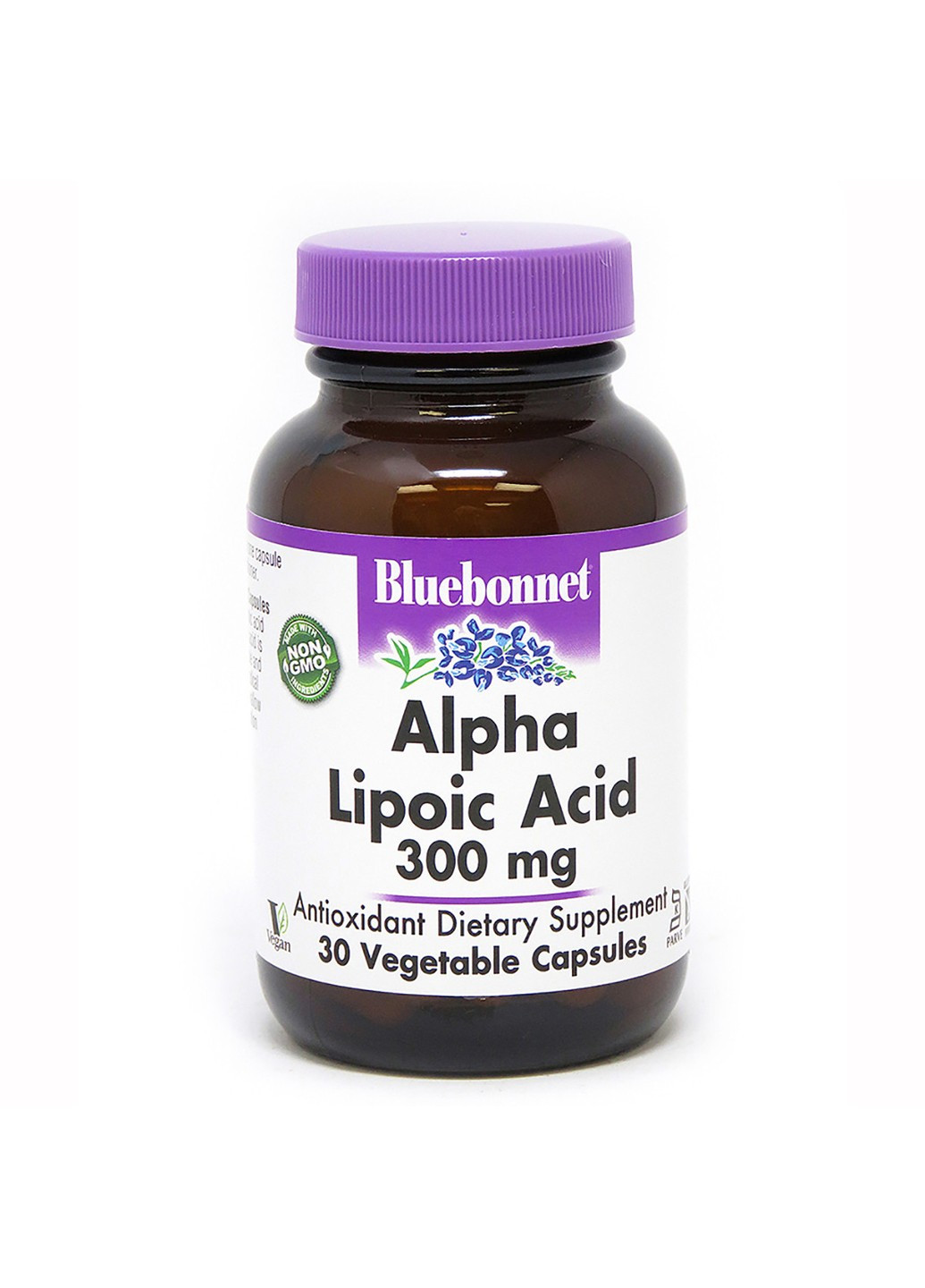 Альфа Липоевая Кислота 300 мг,, 30 растительных капсул Bluebonnet Nutrition (255408689)