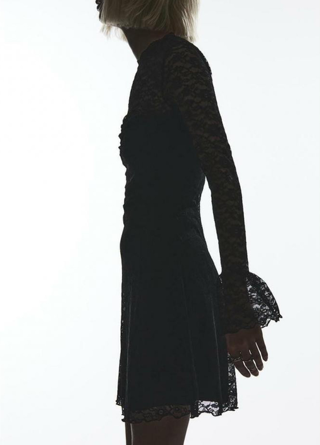 Чорна кежуал сукня футляр H&M однотонна