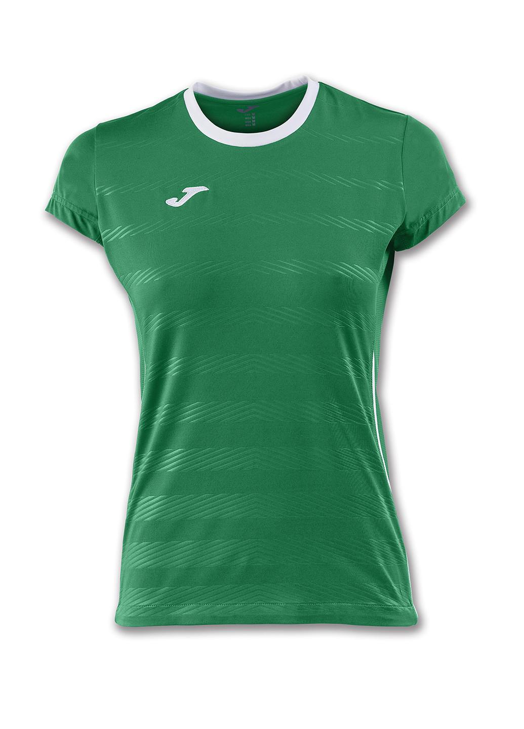 Зеленая летняя футболка с коротким рукавом Joma