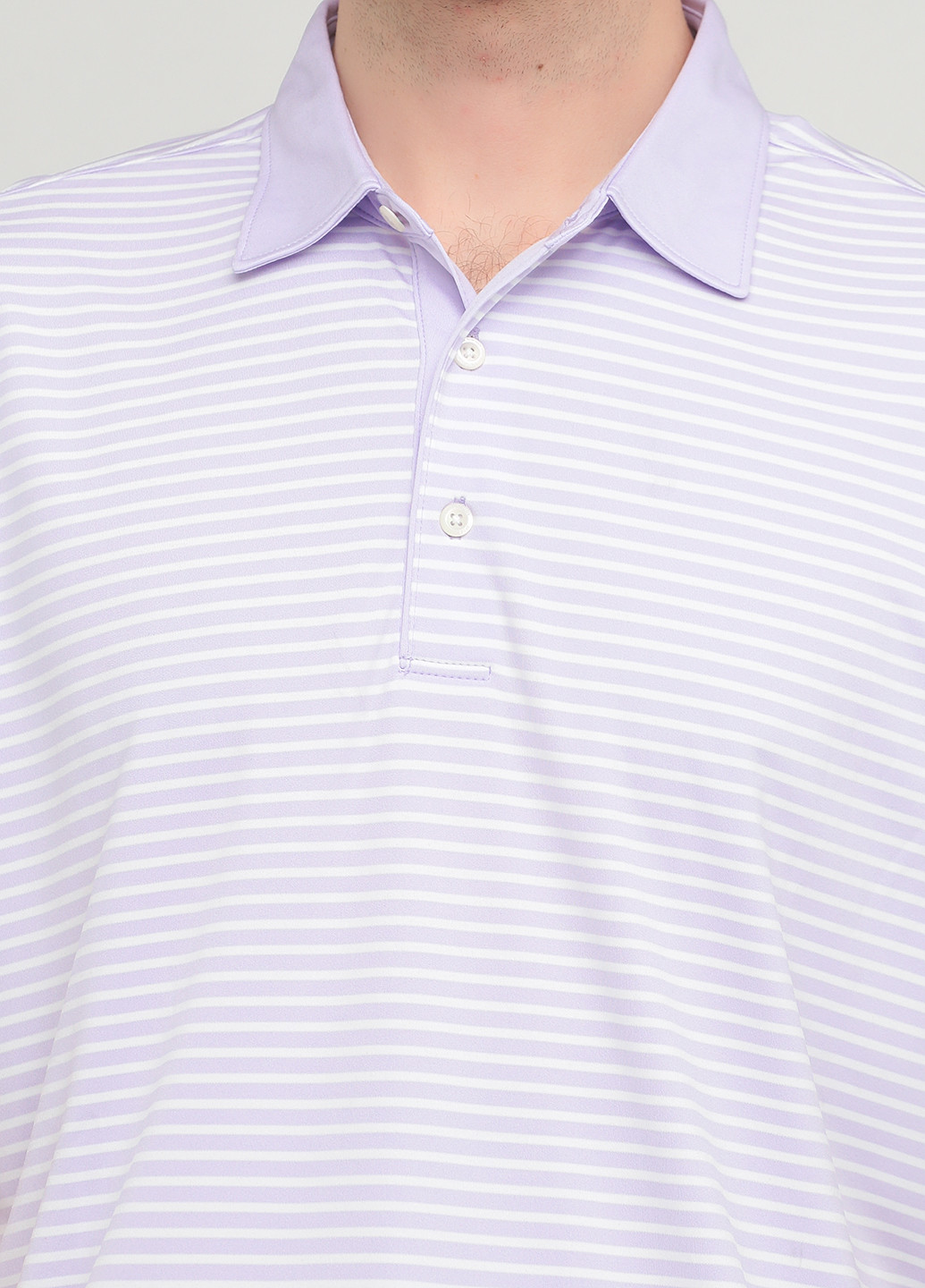 Сиреневая футболка-поло для мужчин Greg Norman в полоску