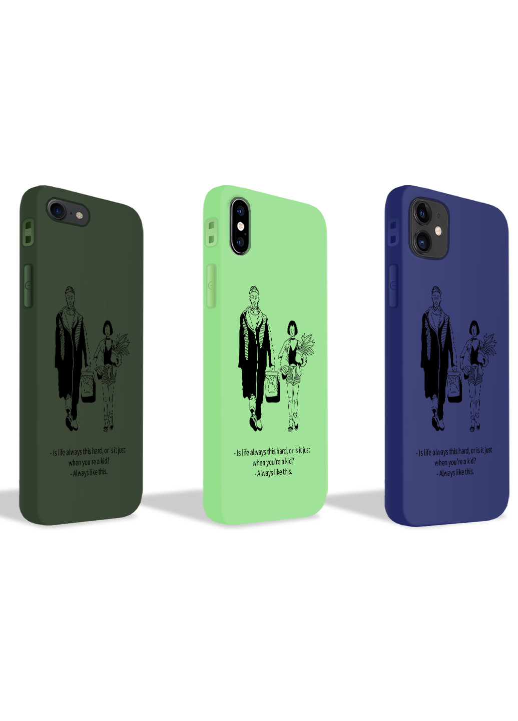 Чехол силиконовый Apple Iphone 8 plus Леон Киллер (Leon) (6154-1454) MobiPrint (219777746)