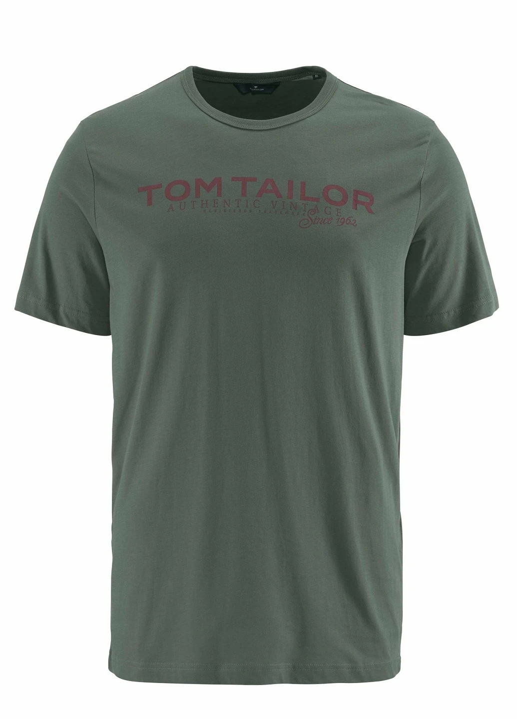 Темно-зелена футболка Tom Tailor