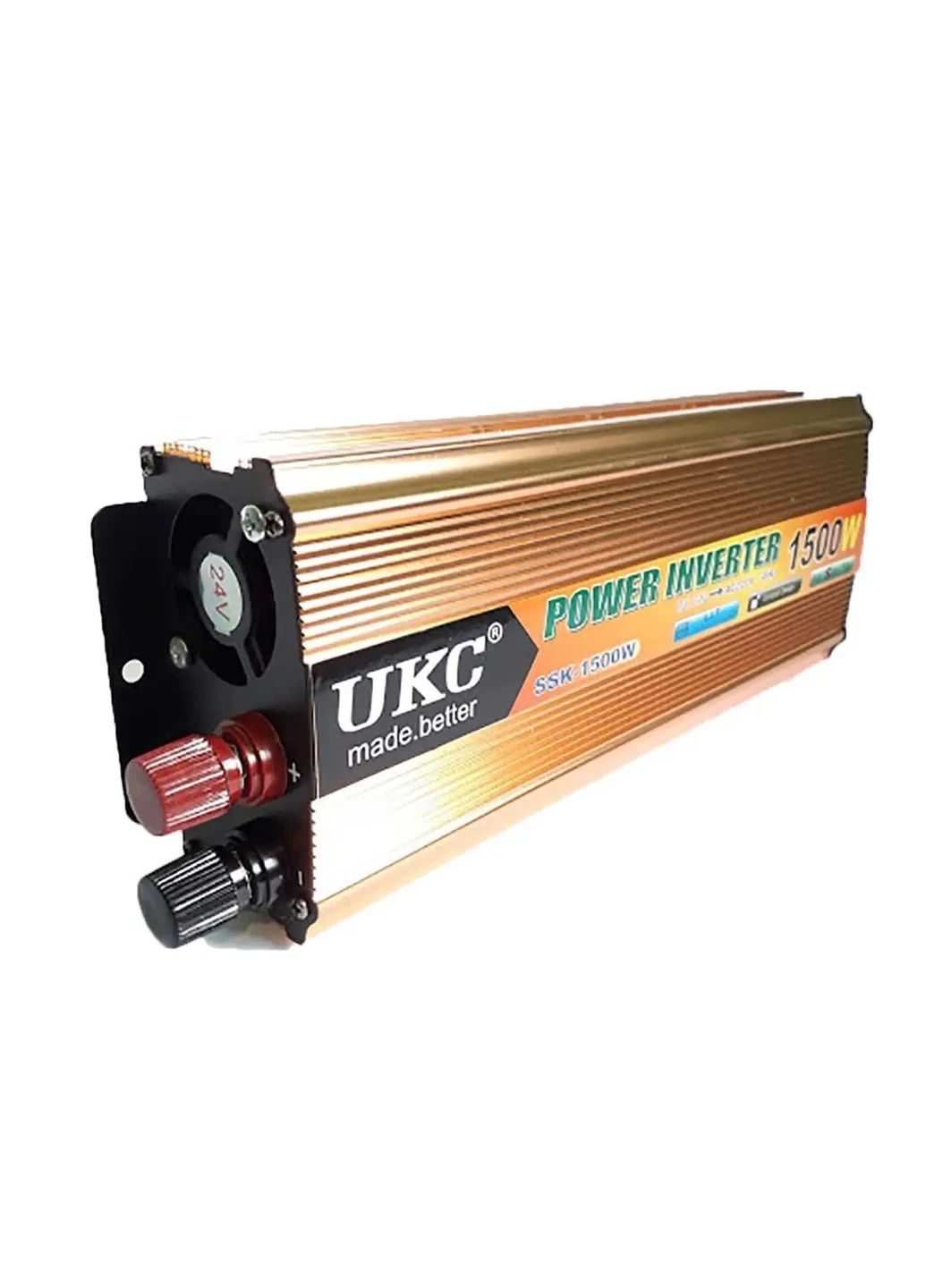 Перетворювач автомобільний інвертор напруги AC/DC SSK 1500W 24V No Brand (253840570)