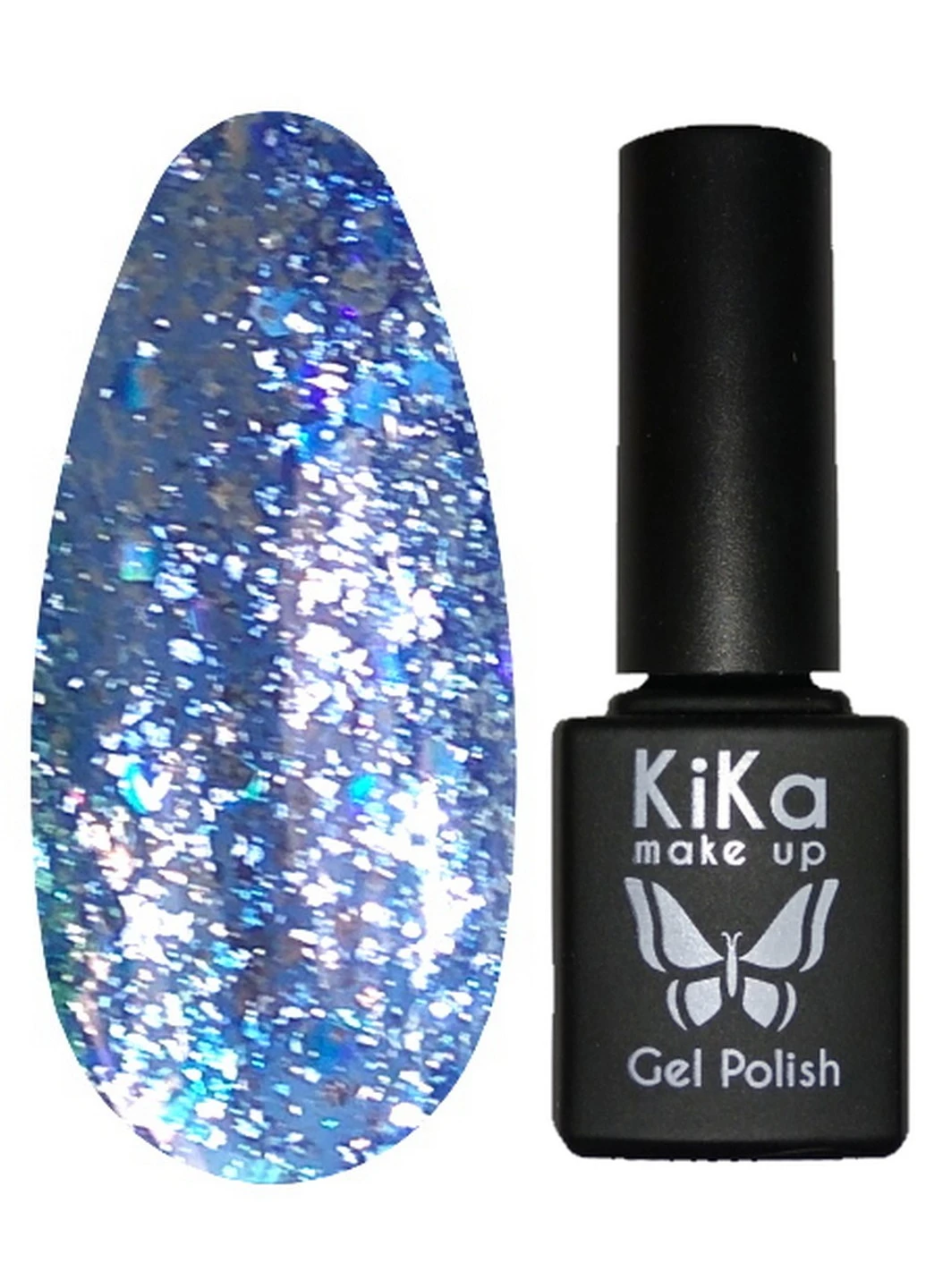 Гель-лак № 229 з блискітками 8,5 мл Kika (225254272)