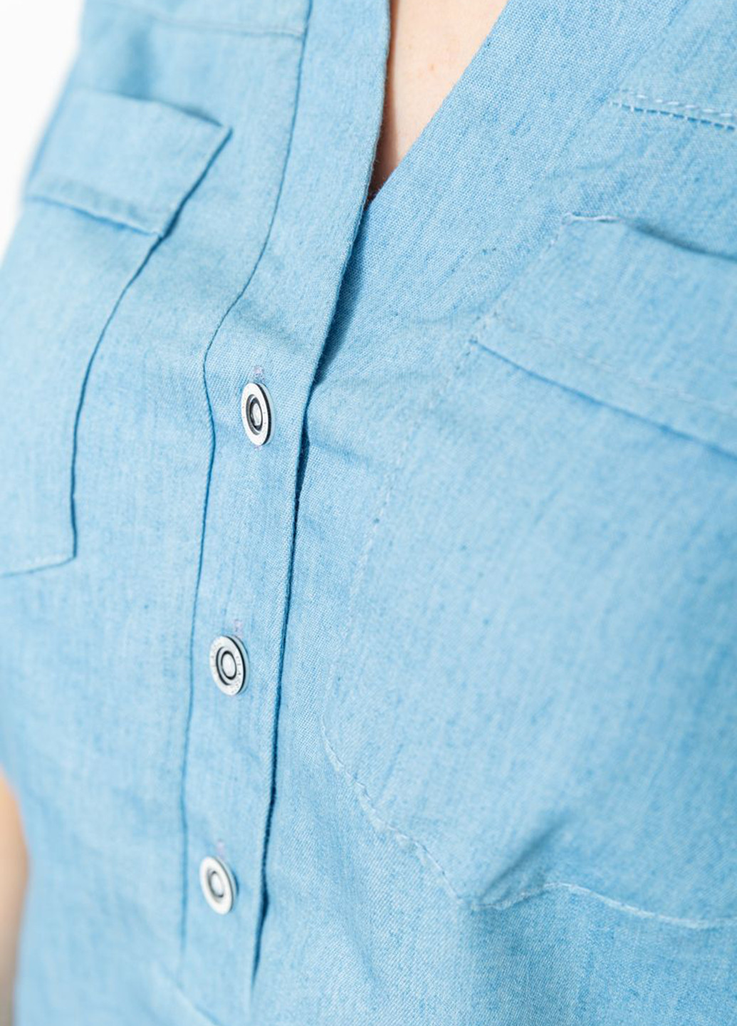 Голубая блуза Ager