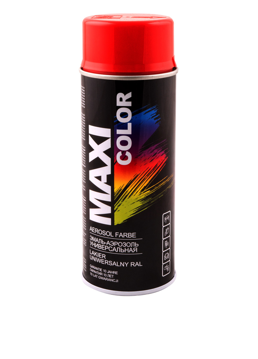Эмаль аэрозольная Ral 3001 ярко-красная, 400 мл Maxi Color (141979990)