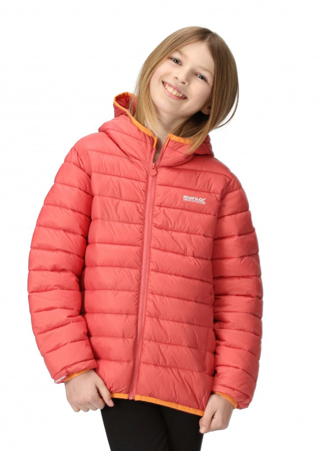Розовая демисезонная куртка Regatta JnrHoodedMarizion