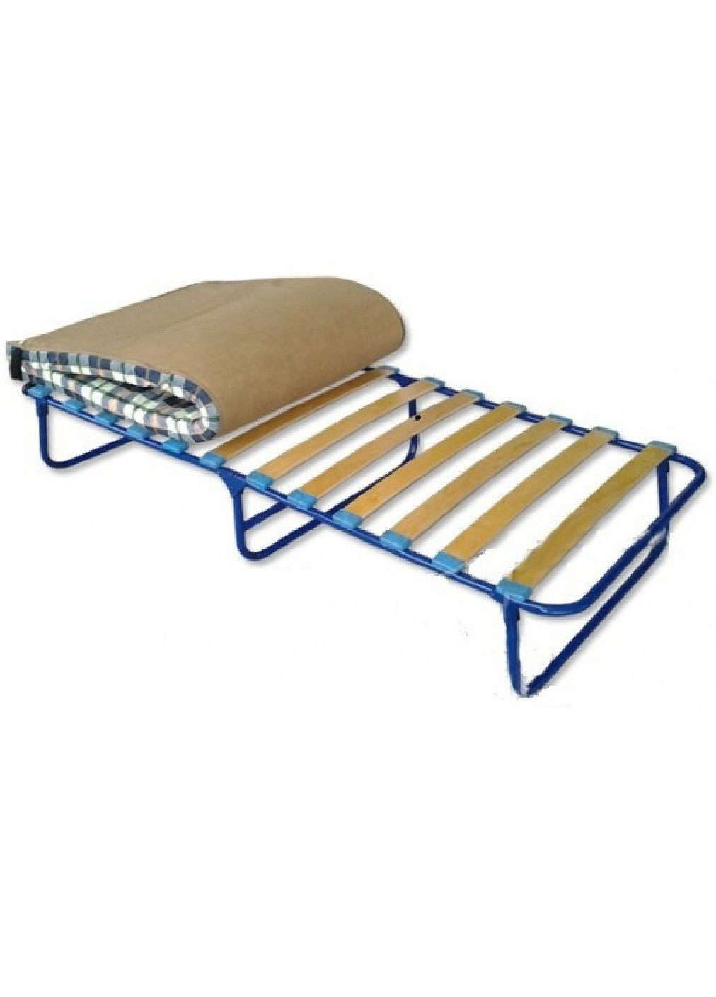 Раскладушка детская с матрасом на ламелях удобная компактная раскладная кровать (473125-Prob) Unbranded (253899566)