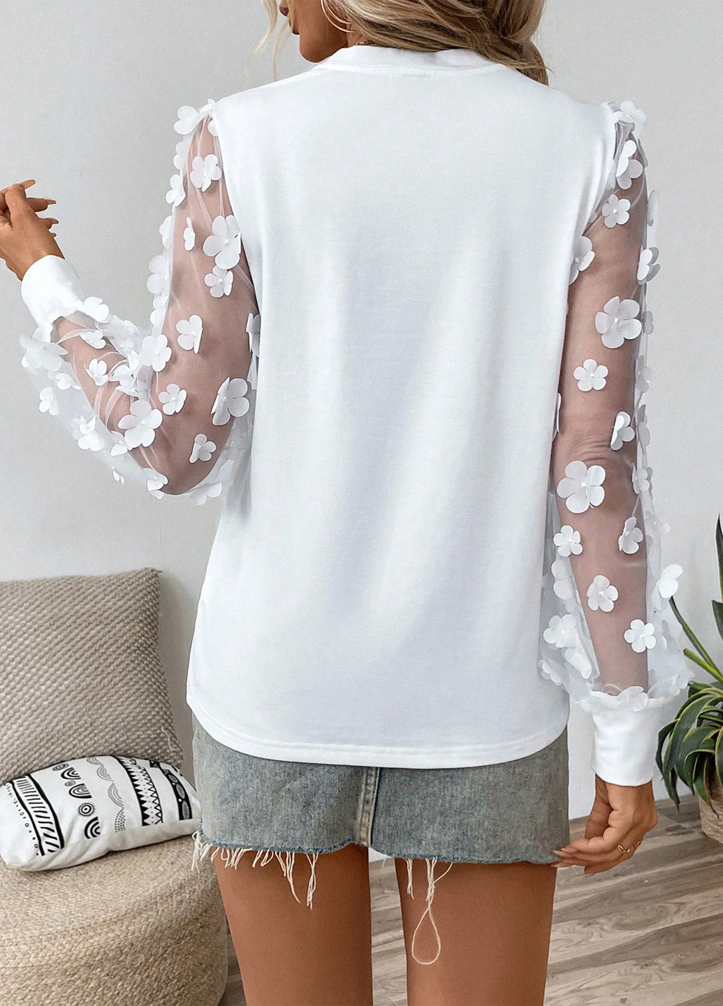 Біла блуза SHEIN