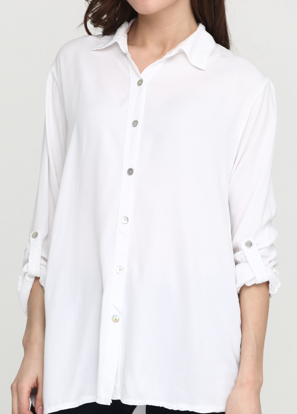 Белая демисезонная блуза New Collection