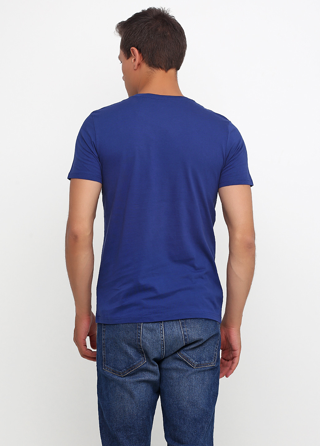 Синяя летняя футболка Clockhouse