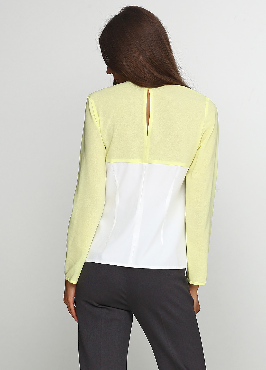 Світло-жовта демісезонна блуза SP8