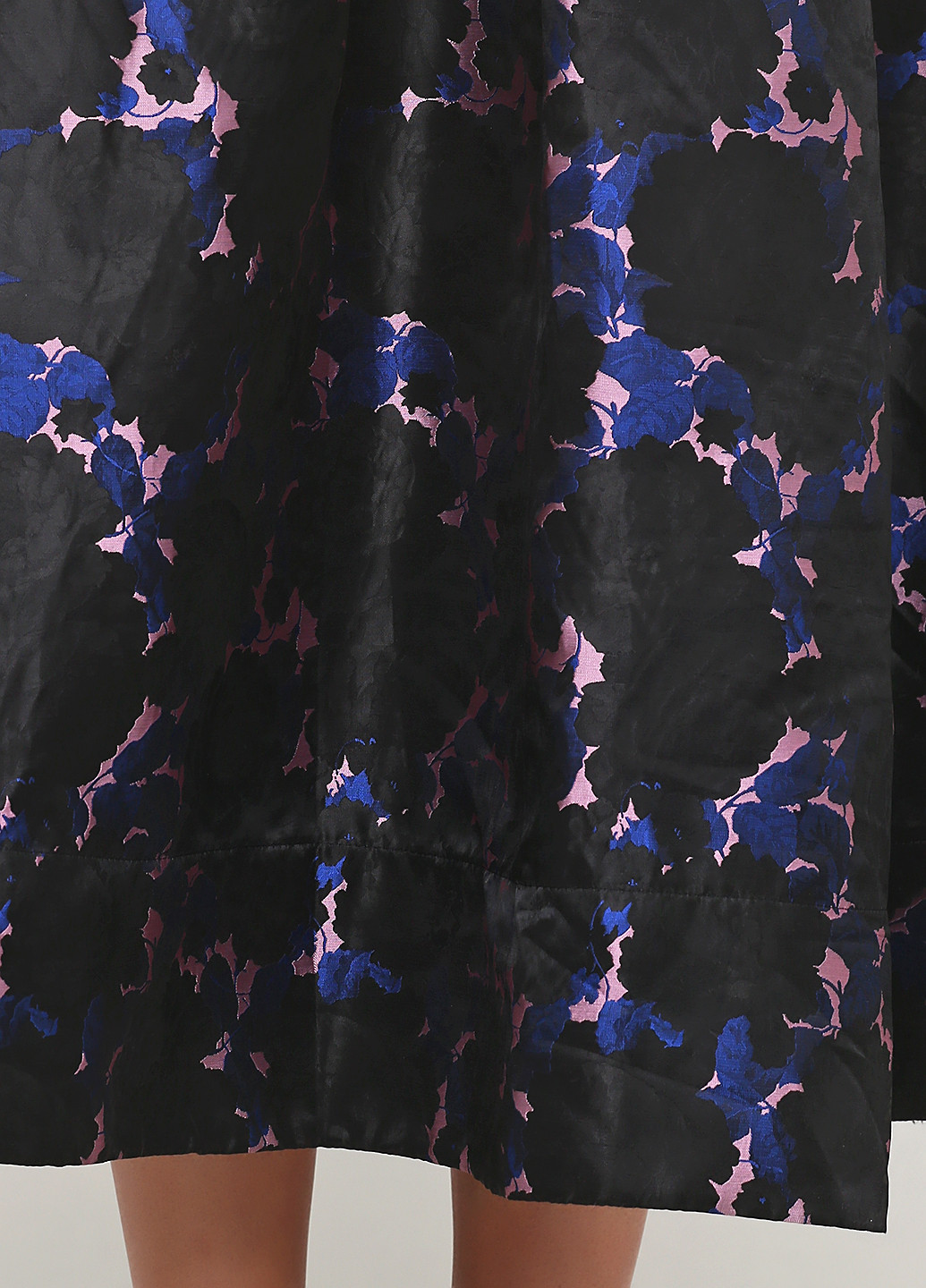 Черное коктейльное платье клеш Andre Tan с абстрактным узором