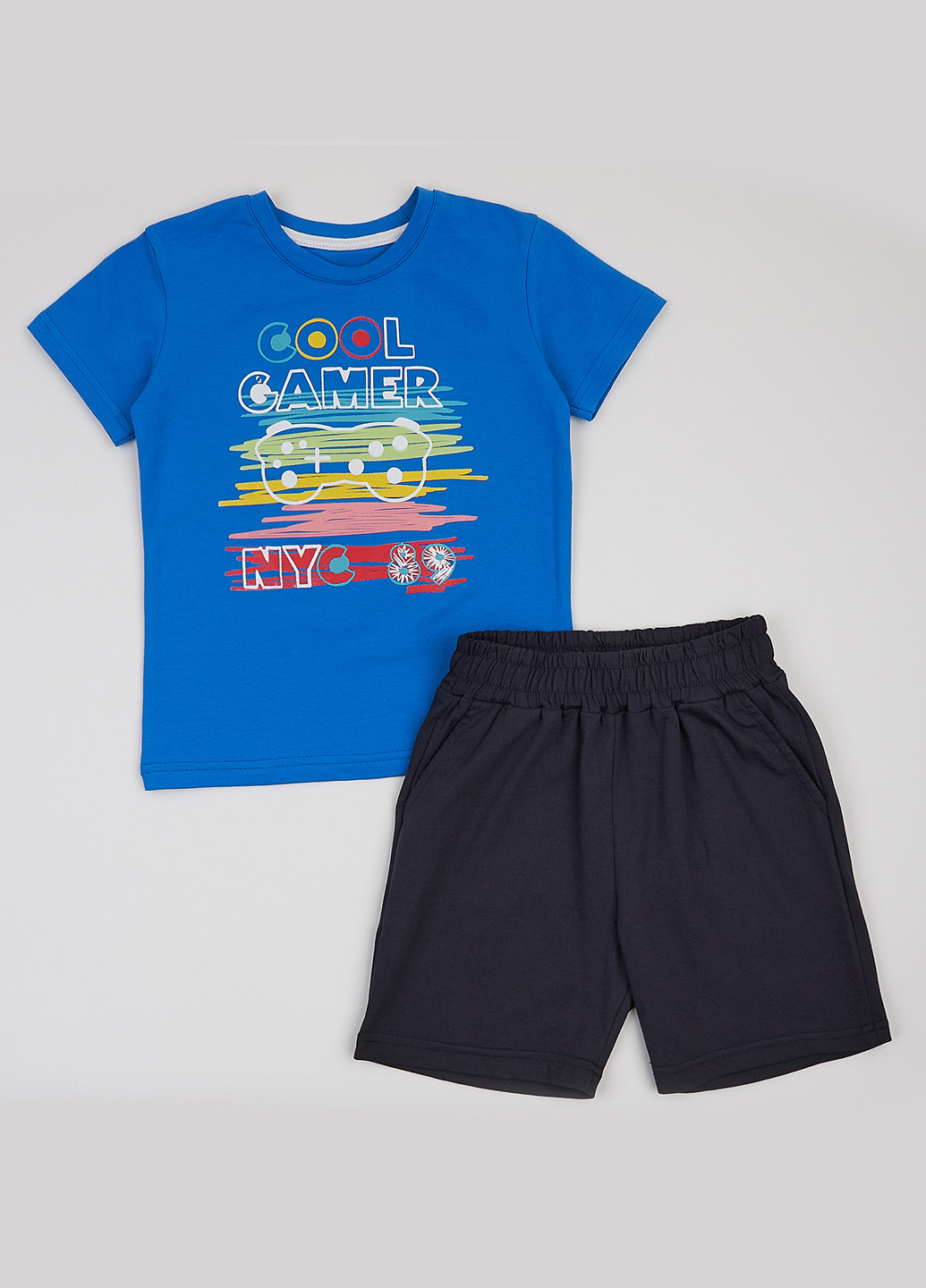 Комбинированный летний комплект (футболка, шорты) Ляля