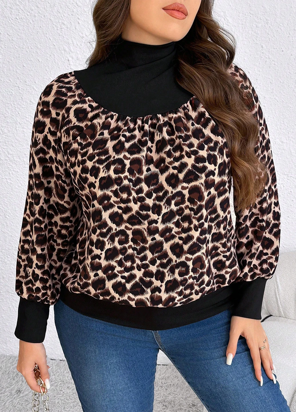 Комбінована блуза SHEIN