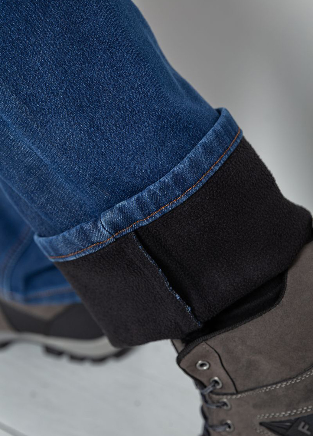 Синие демисезонные регюлар фит джинсы Ager