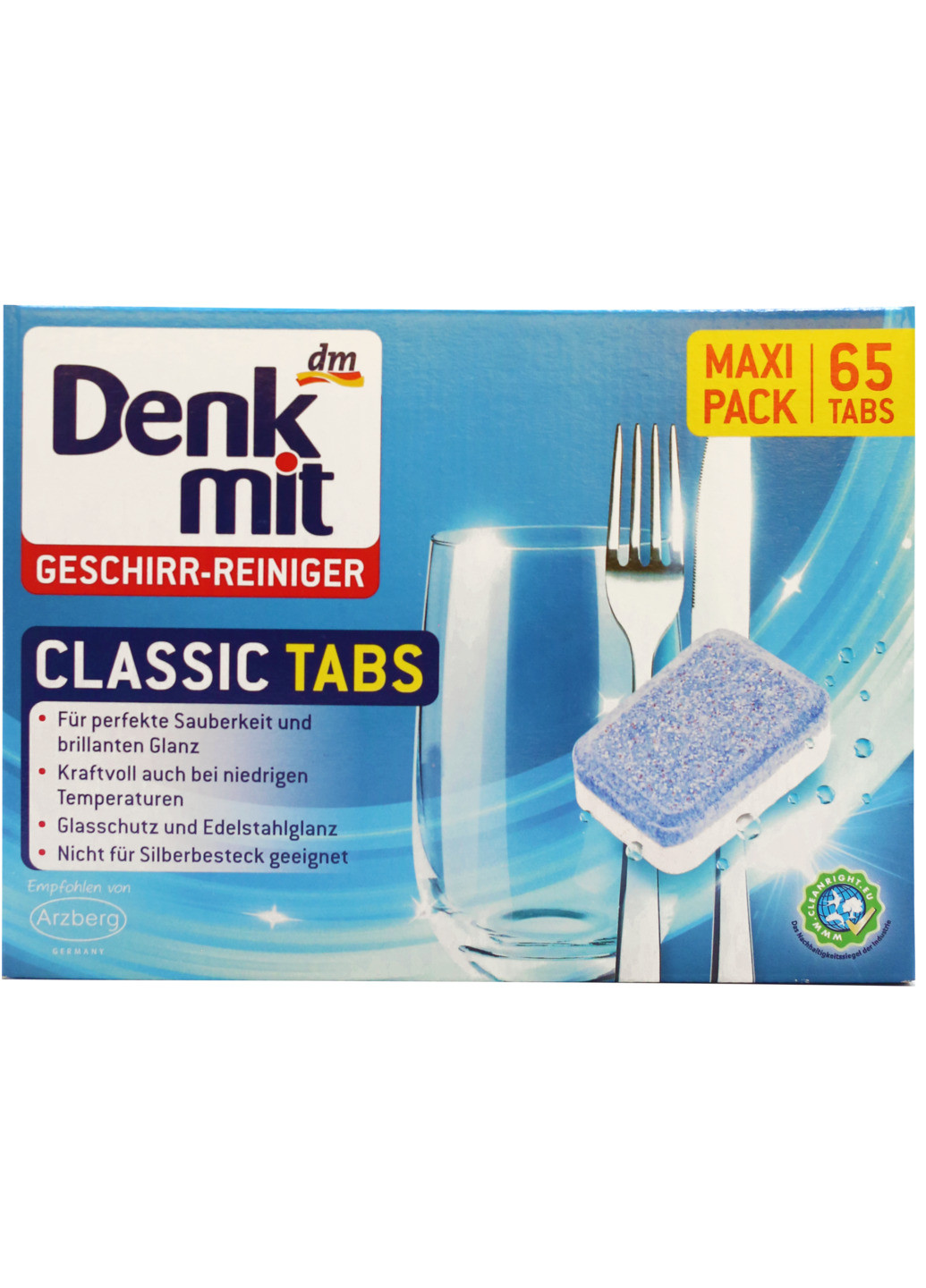 Таблетки для посудомийної машини Classic 65 шт Denkmit (255671621)