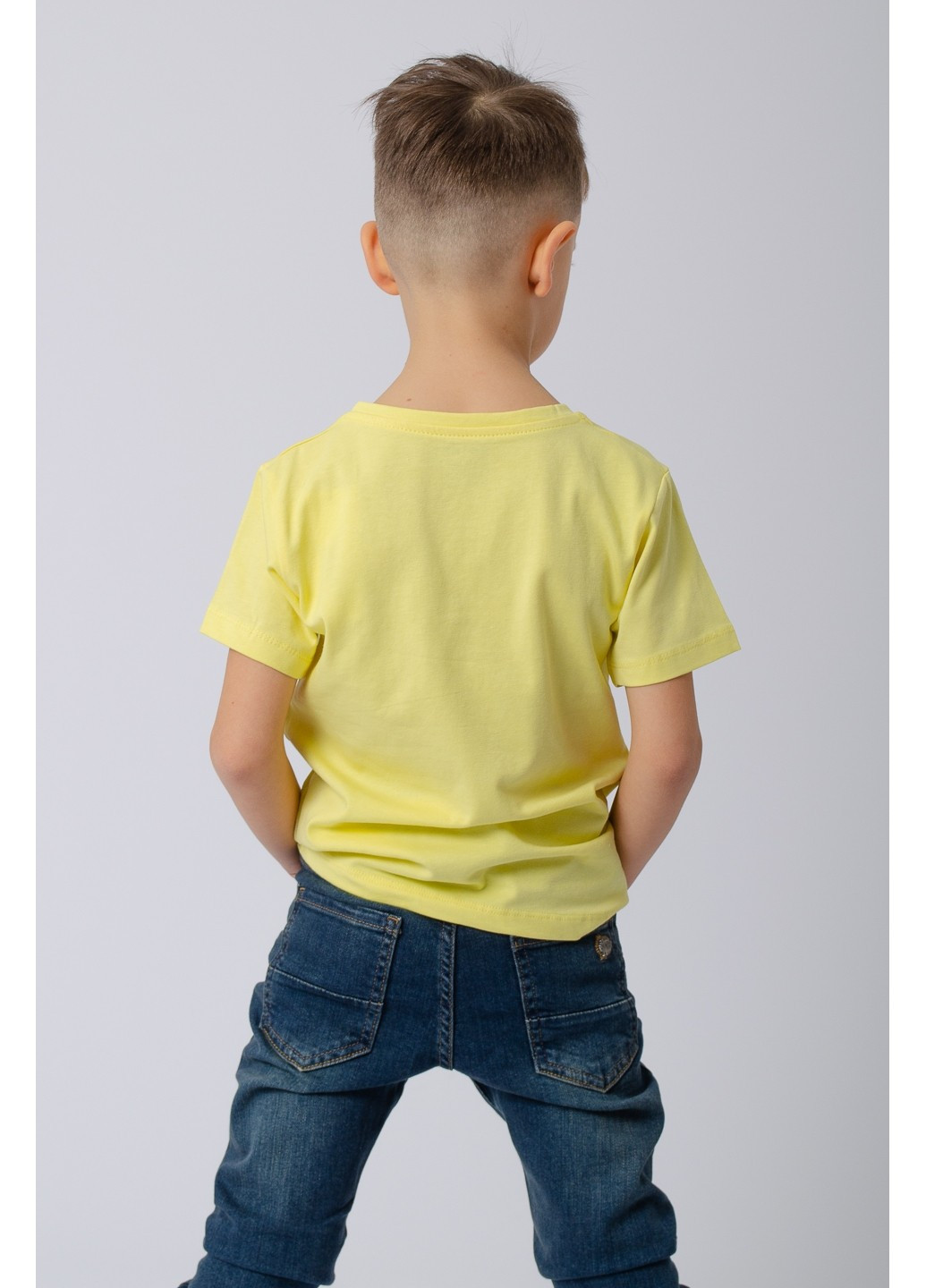 Жовта літня футболка для хлопчика Boinc