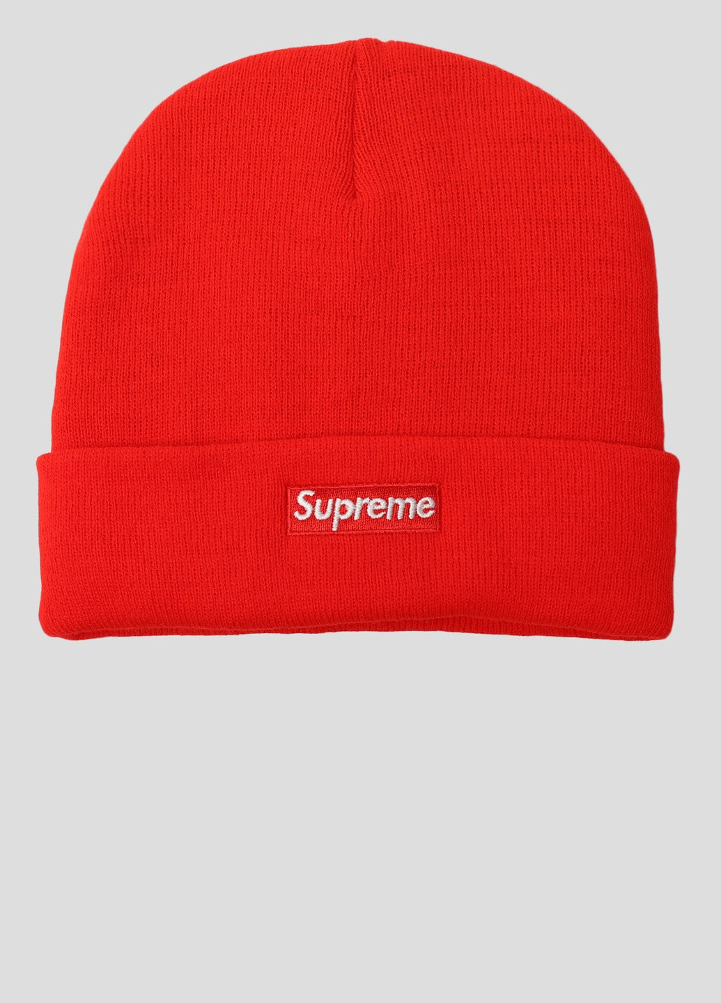 Красная шапка бини с логотипом Supreme Spain (251905326)