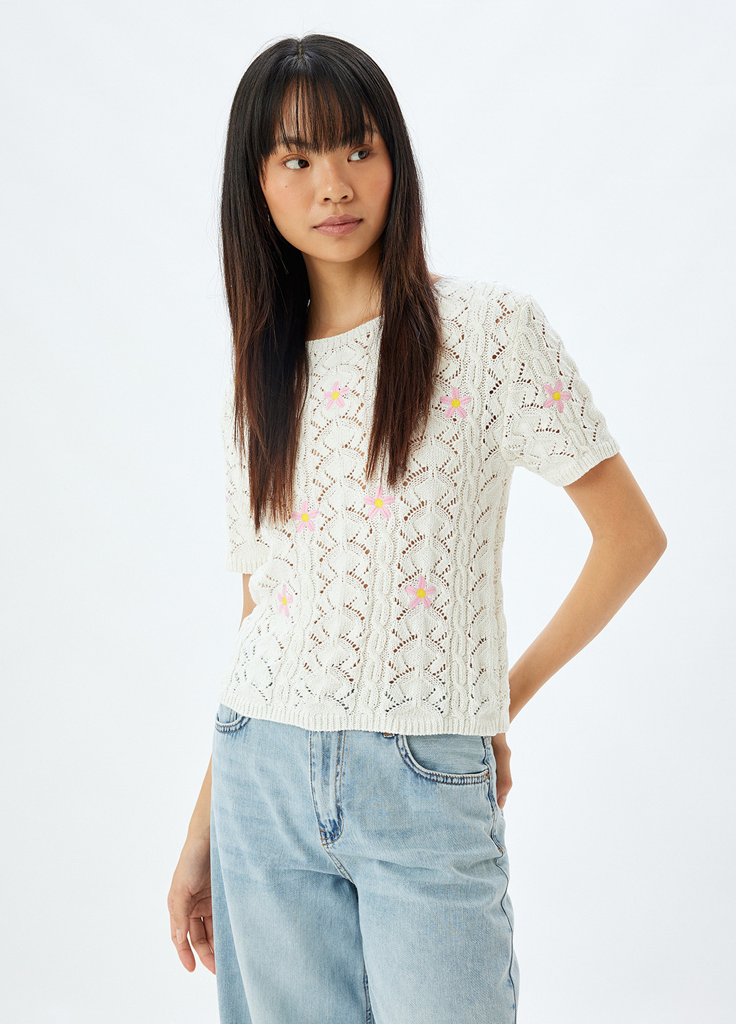 Молочный демисезонный джемпер джемпер KOTON