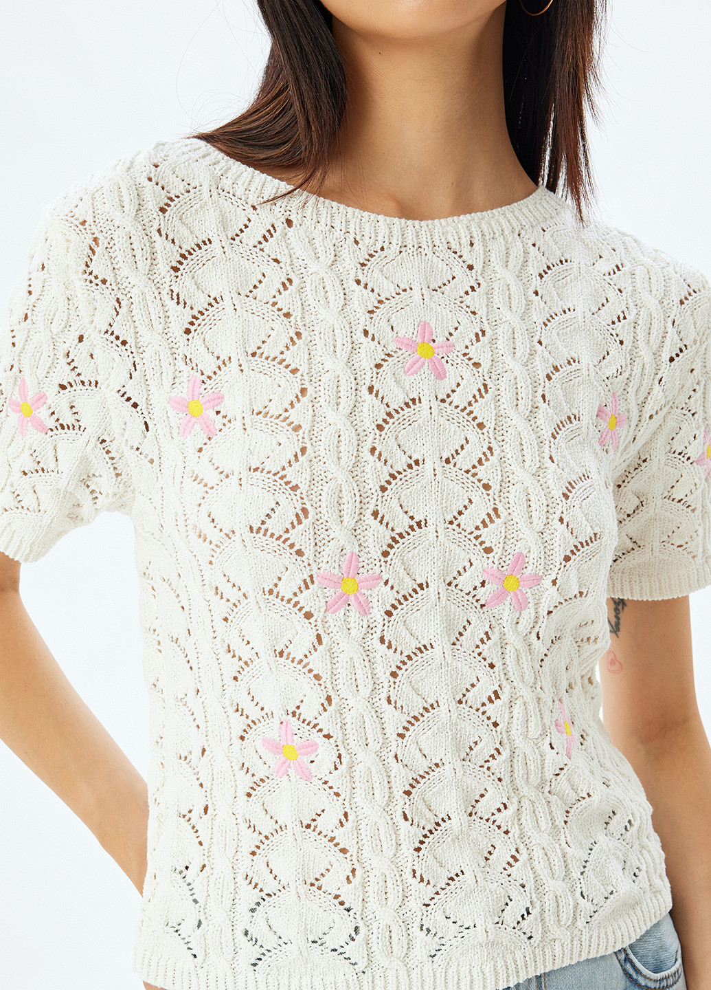 Молочный демисезонный джемпер джемпер KOTON