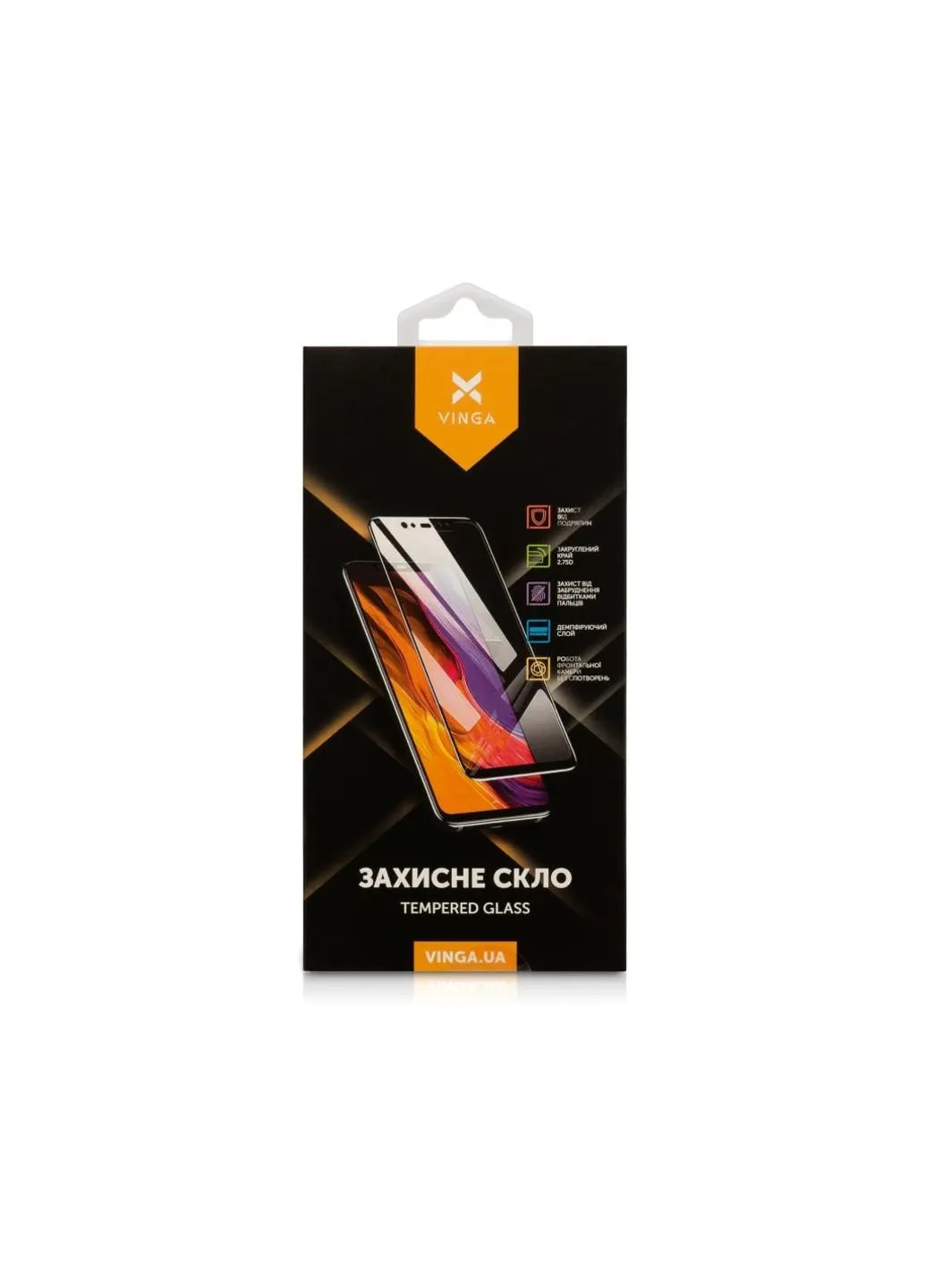 Скло захисне MOTO E6i (VGMTE6I) Vinga (252389261)