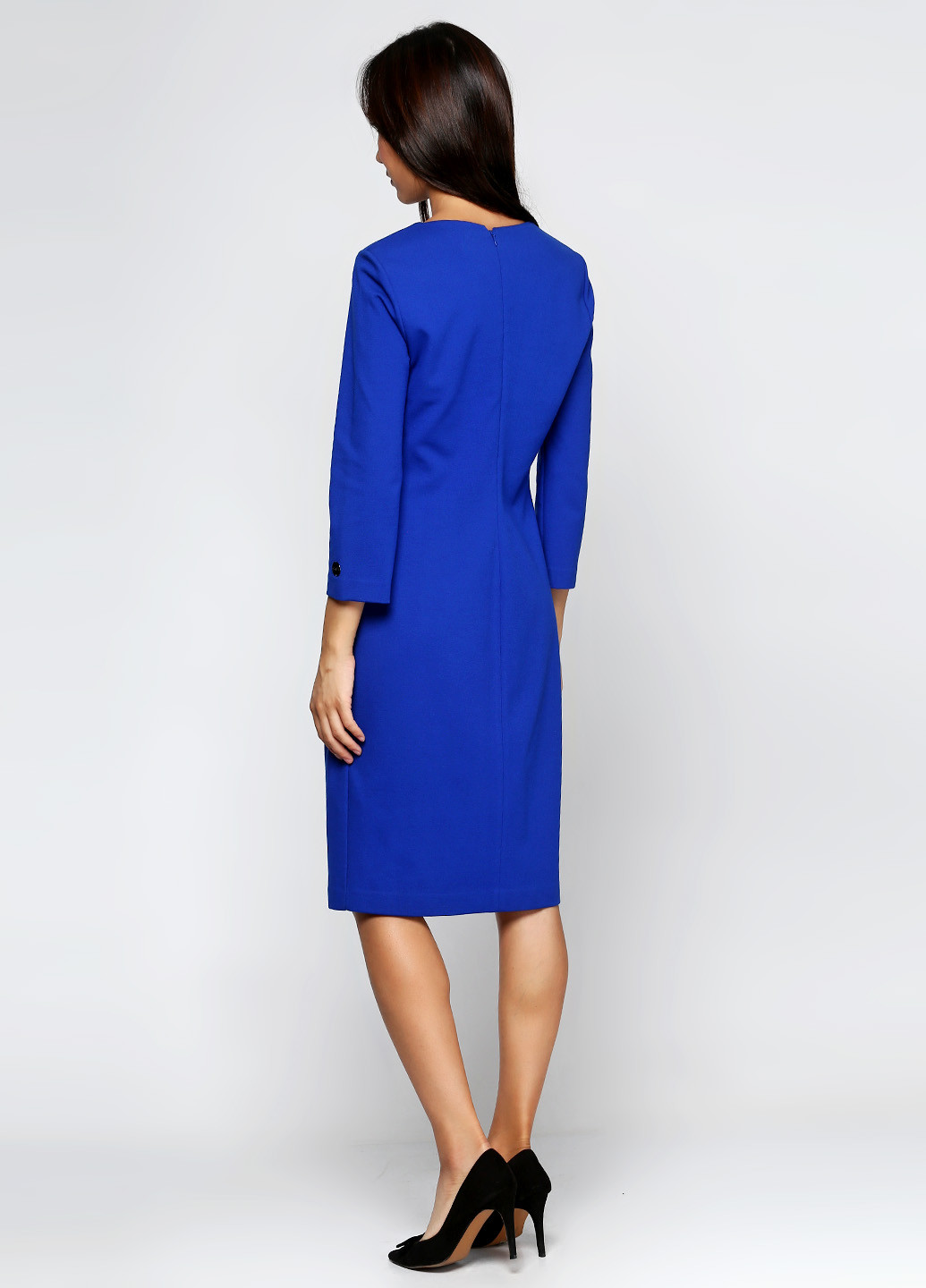 Синее коктейльное платье Blugirl однотонное