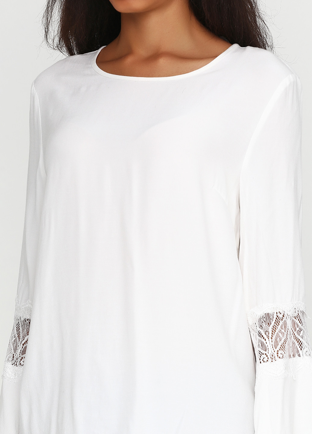 Белая демисезонная блуза Karen by Simonsen