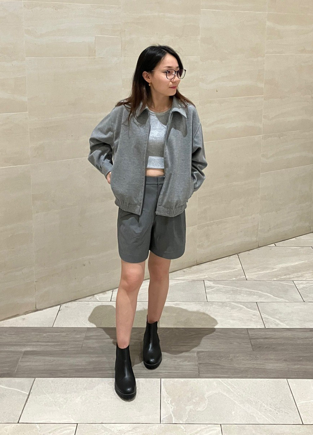 Бомбер Uniqlo на блискавці (321869949)