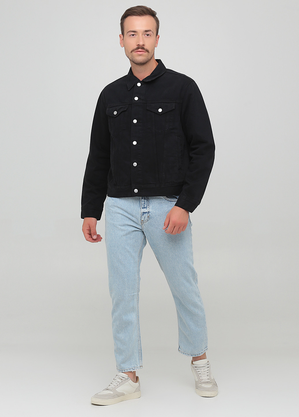 Голубые демисезонные джинсы Cheap Monday