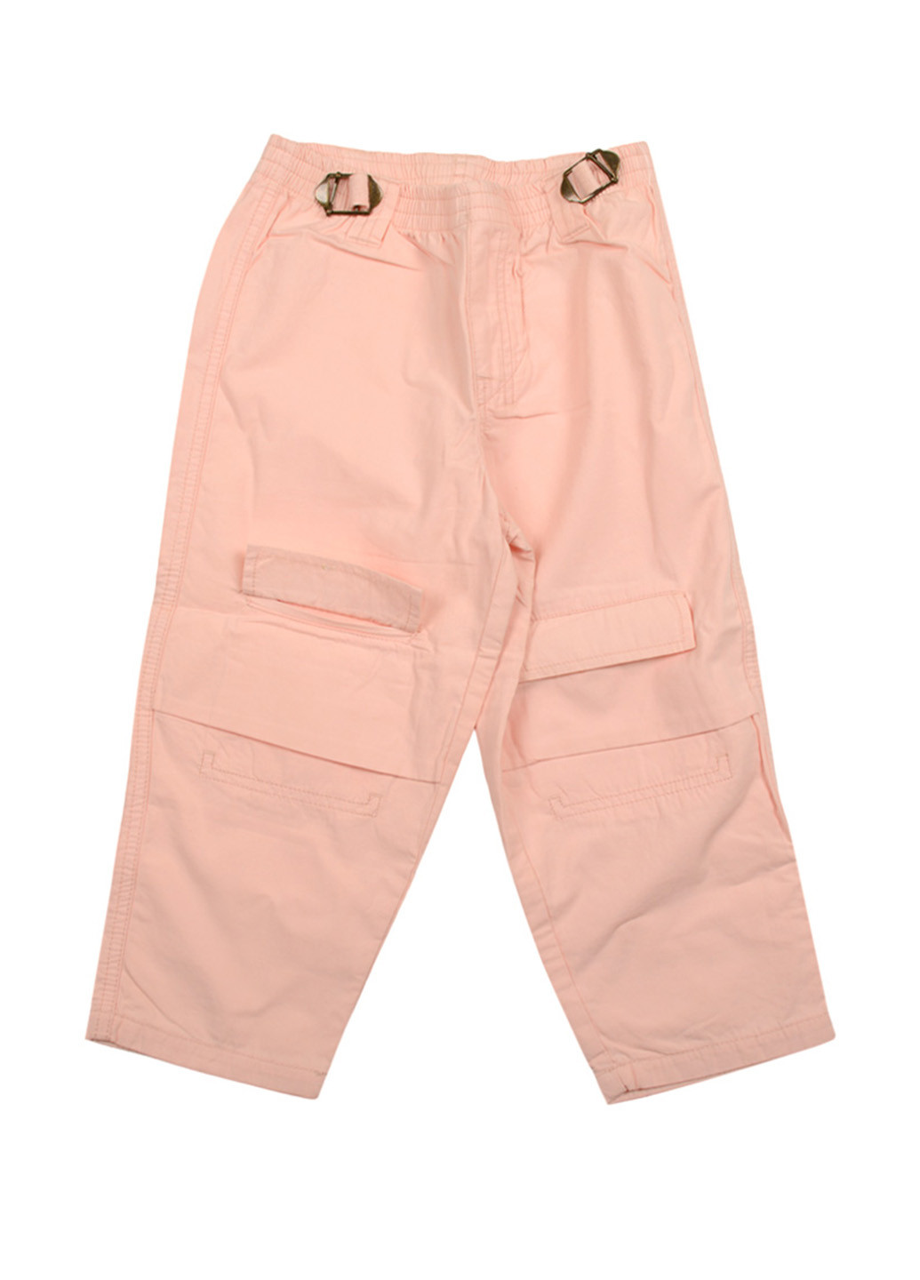 Розовые кэжуал демисезонные прямые брюки Ikks