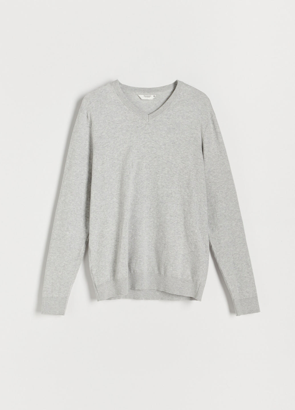 Светло-серый демисезонный пуловер пуловер Reserved