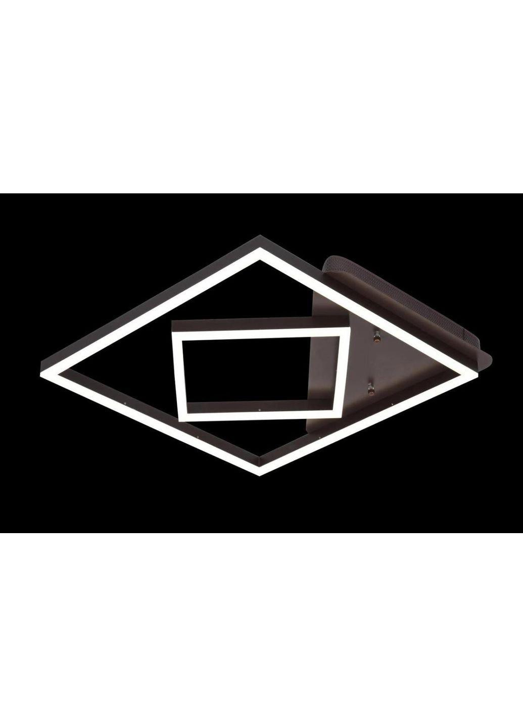 Люстра потолочная LED с пультом A11021/2A-cf Коричневый 7х48х48 см. Sunnysky (253122304)