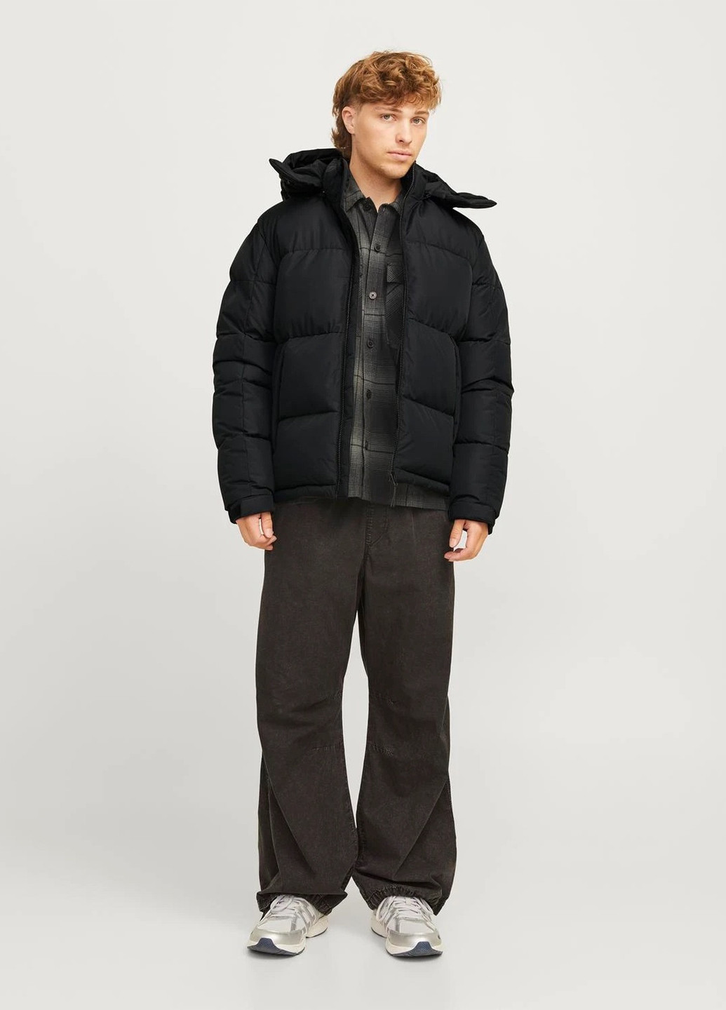 Черная зимняя куртка Jack & Jones