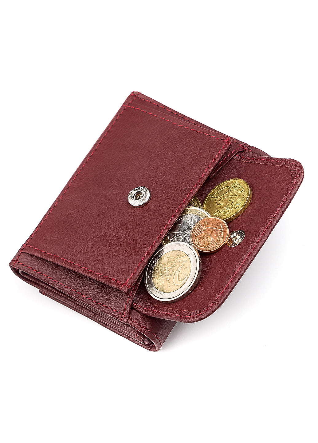 Жіночий шкіряний гаманець 7,5х9,5х2,5 см st leather (229458570)