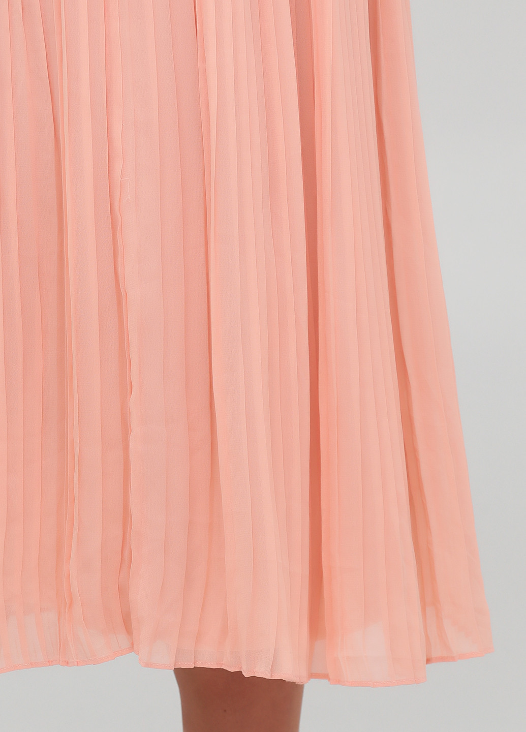Розовая кэжуал однотонная юбка Monki клешированная, плиссе
