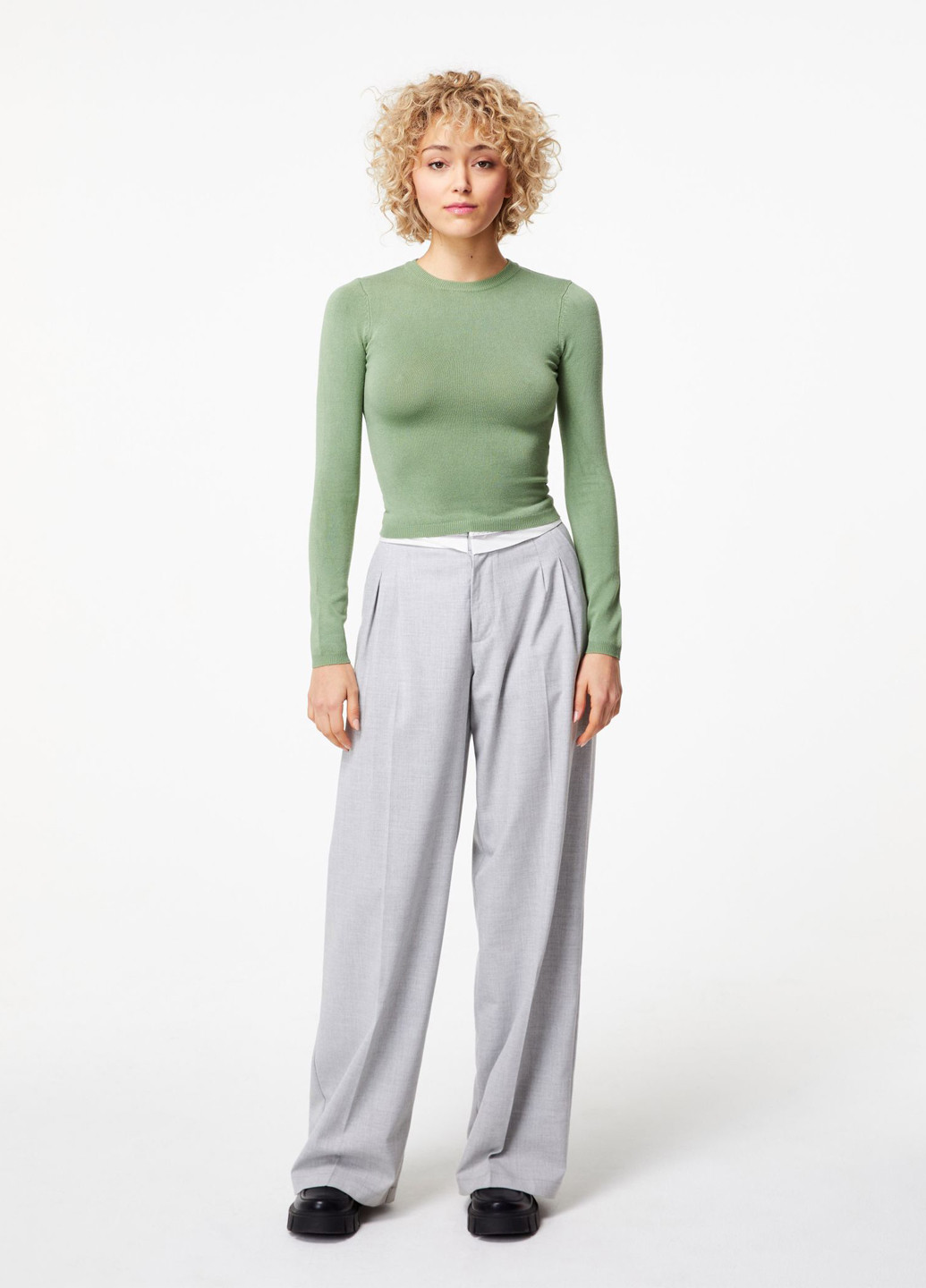 Светло-зеленый демисезонный джемпер джемпер Jennyfer