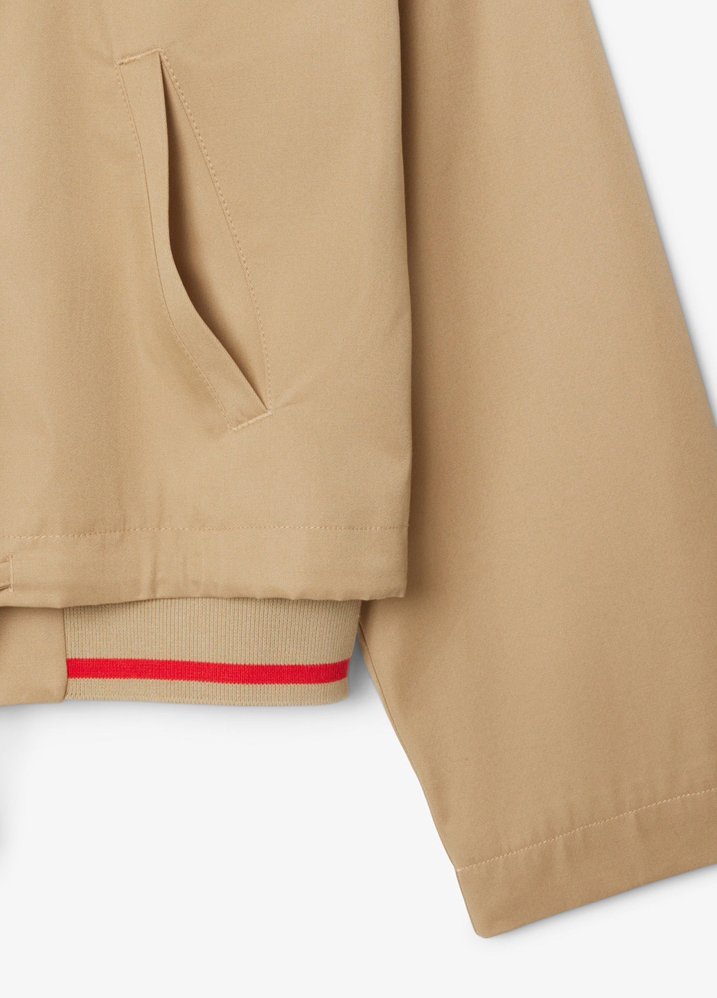 Бежевая демисезонная куртка Lacoste