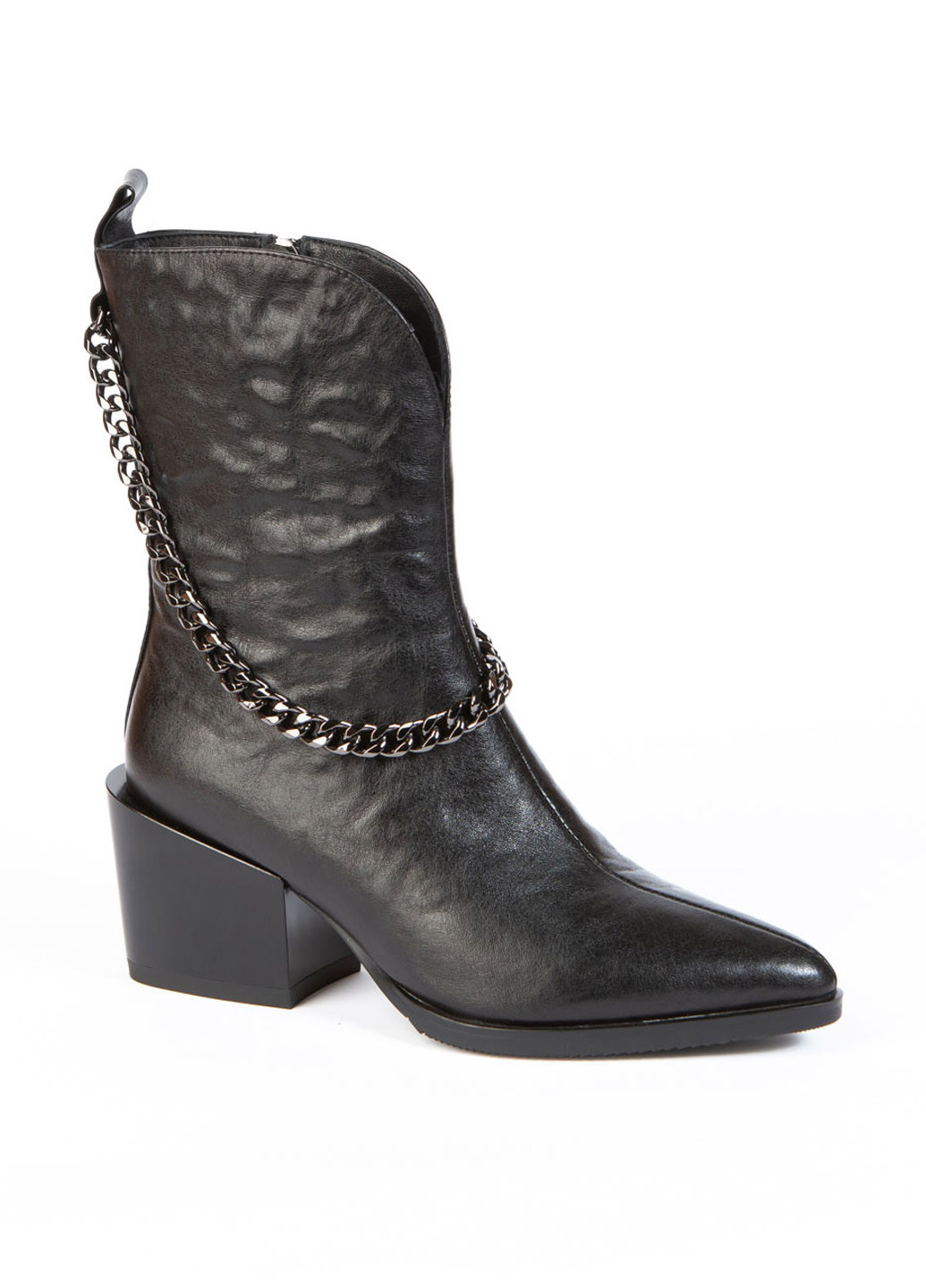 Осенние ботинки казаки Classic с цепочками