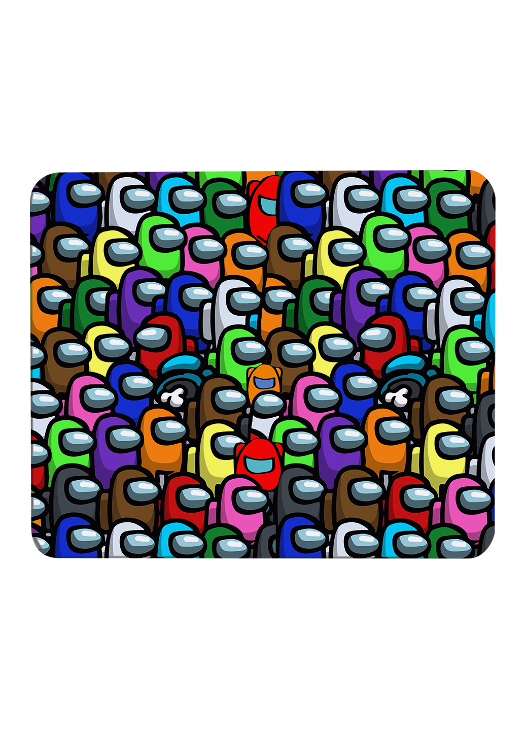 Коврик для мышки Амонг Ас (Among Us) (25108-2586) 29х21 см MobiPrint (224437194)