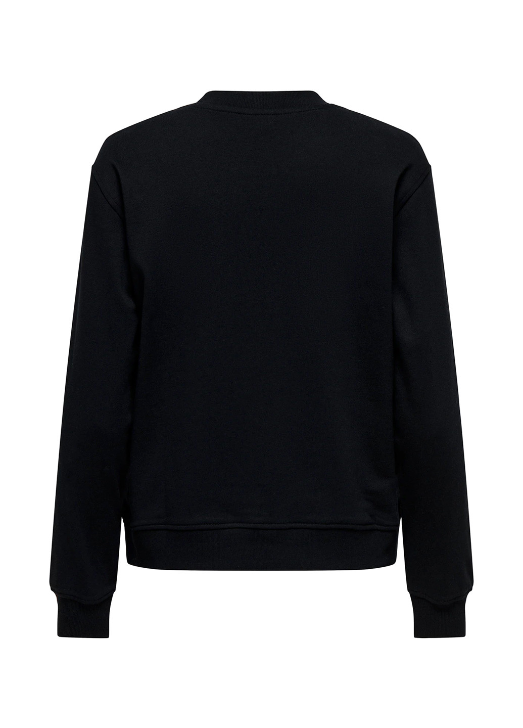 Чорний світшот Only однотонний без декору (362876157)