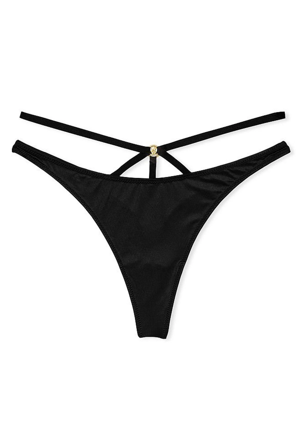 Чорний демісезонний комплект (бюстгалтер, трусики) Victoria's Secret