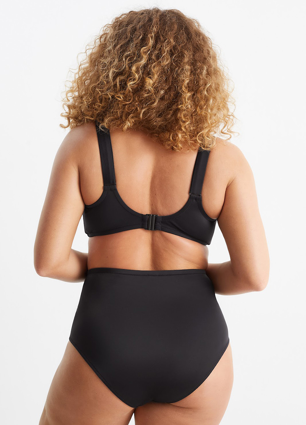 Черные купальные трусики-плавки однотонные C&A