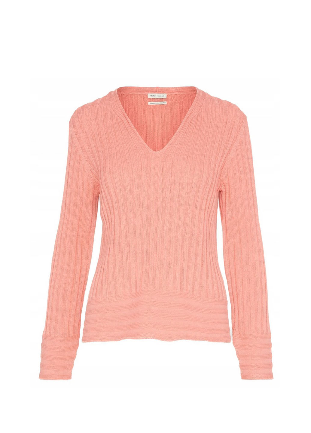 Розовый демисезонный пуловер пуловер Tom Tailor