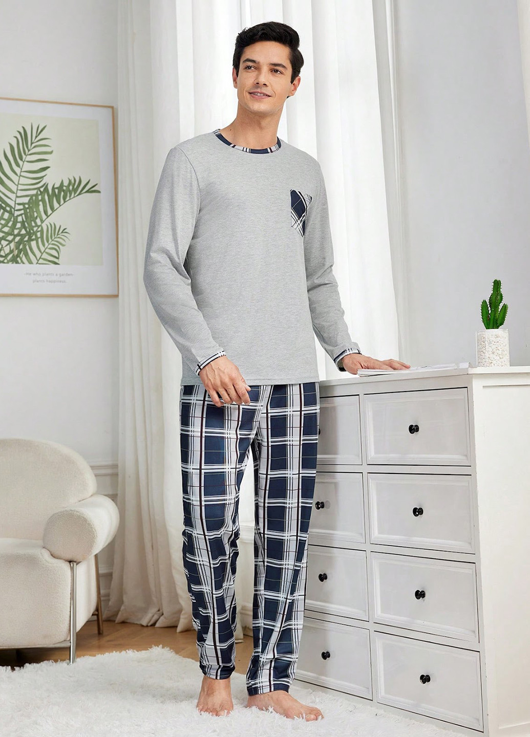 Пижама ( лонгслів, брюки) SHEIN (331110186)