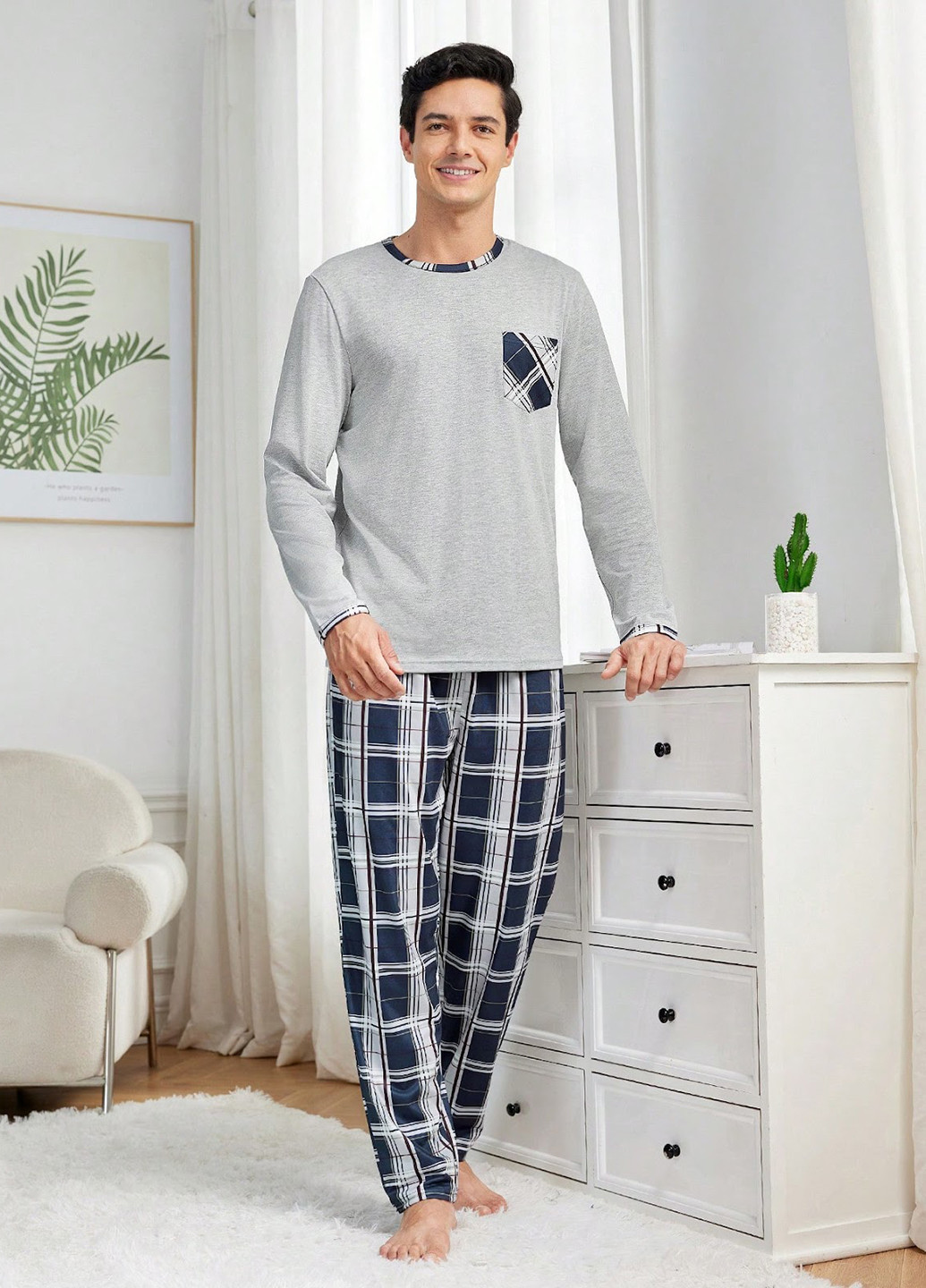 Пижама ( лонгслів, брюки) SHEIN (331110186)