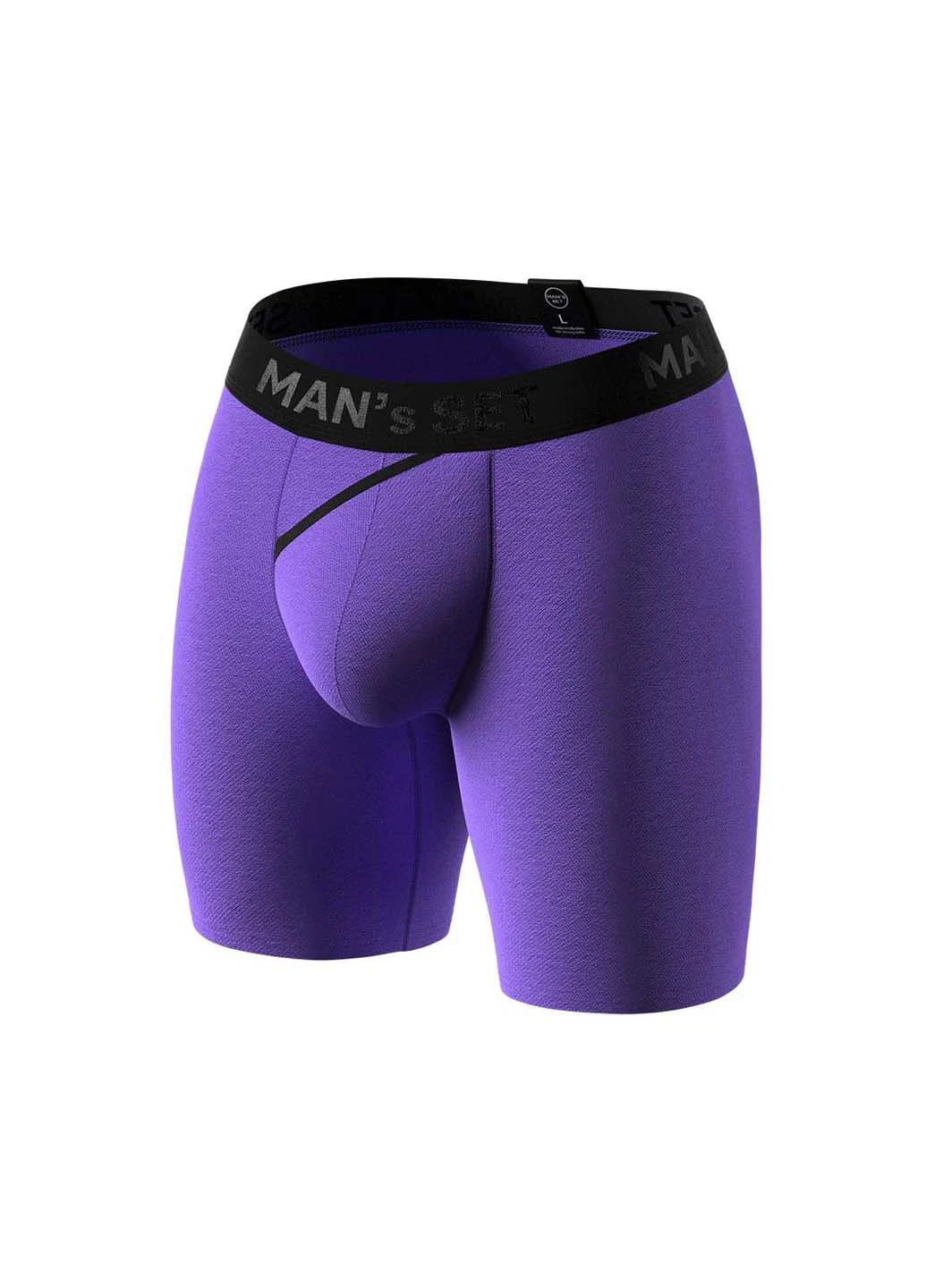 Мужские анатомические боксеры из хлопка Anatomic Long 2.0 Black Series MAN's SET (254112006)
