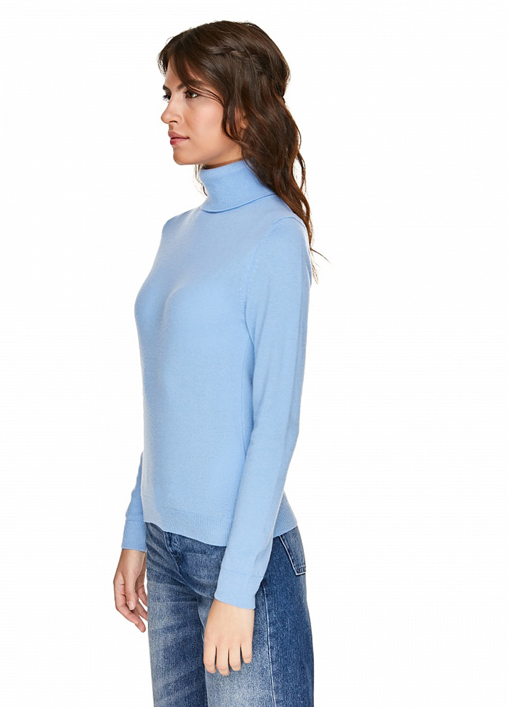 Блакитний демісезонний светр United Colors of Benetton