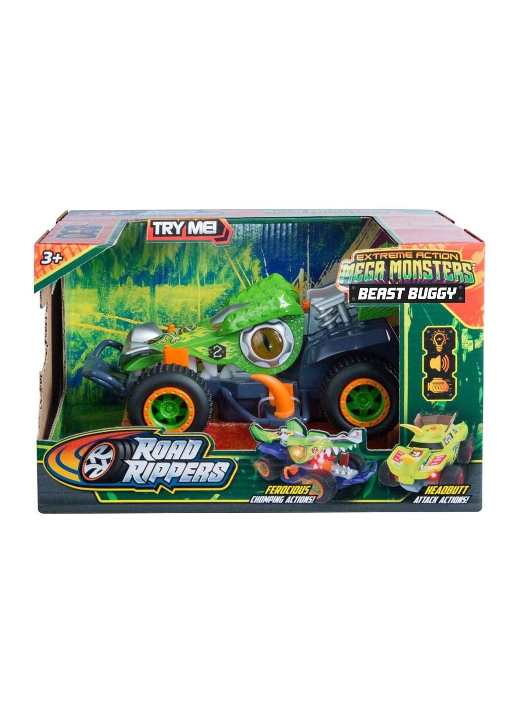 Машина Mega monsters Beast buggy моторизованная (20111) Road Rippers (254065296)